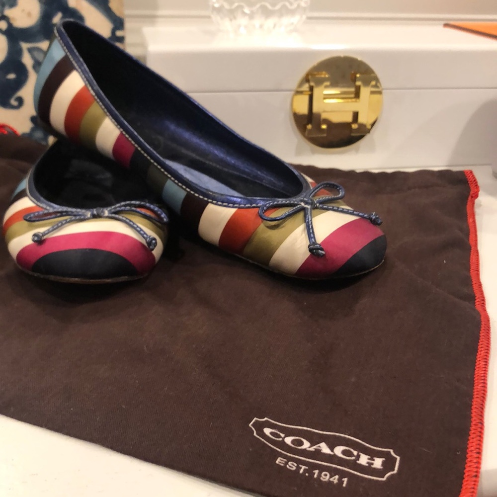 Vintage Coach Rainbow Flats 7.5W